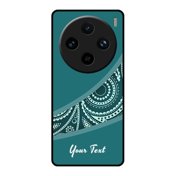 Vivo X100 Pro 5G Custom Glass Phone Case - Semi Visible Floral Design Vivo X100 Pro 5G Custom Glass Phone Case - Semi Visible Floral Design