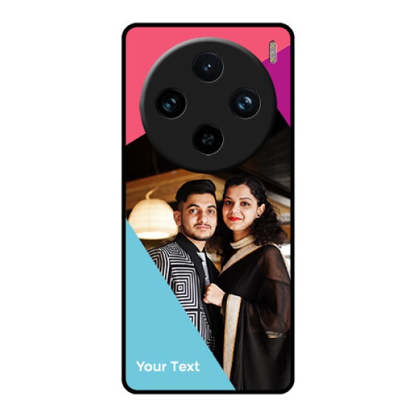 Vivo X100 Pro 5G Custom Glass Phone Case - Stacked Triple Colour Design Vivo X100 Pro 5G Custom Glass Phone Case - Stacked Triple Colour Design
