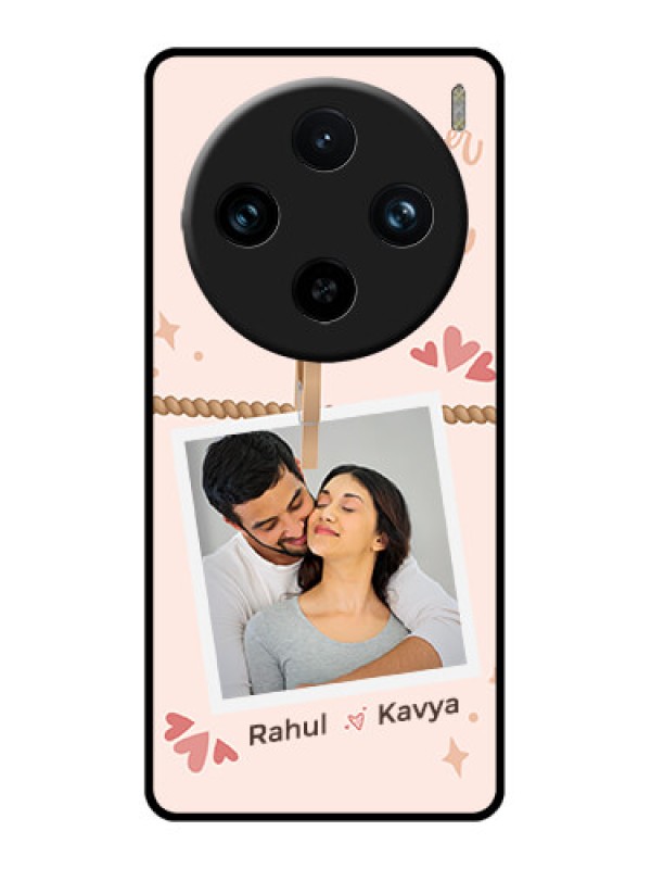 Custom Vivo X100 Pro 5G Custom Glass Phone Case - Forever And Ever Love Design