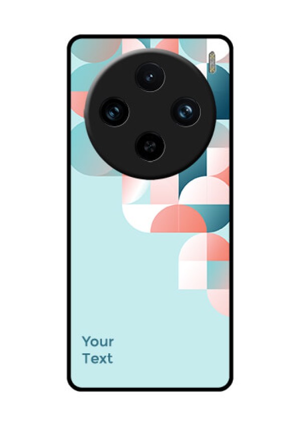 Vivo X100 Pro 5G Custom Glass Phone Case - Stylish Semi - Circle Pattern Design