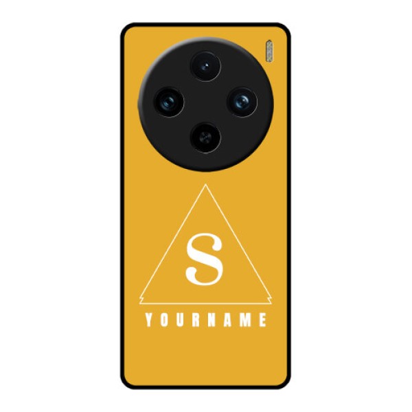 Vivo X100 Pro 5G Custom Glass Phone Case - Simple Triangle Design