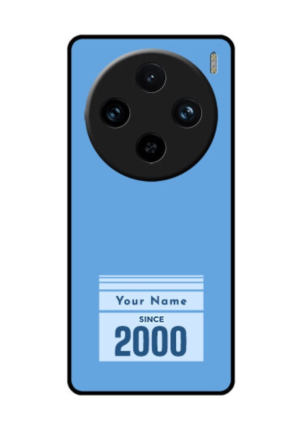 Vivo X100 Pro 5G Custom Glass Phone Case - Custom Year Of Birth Design