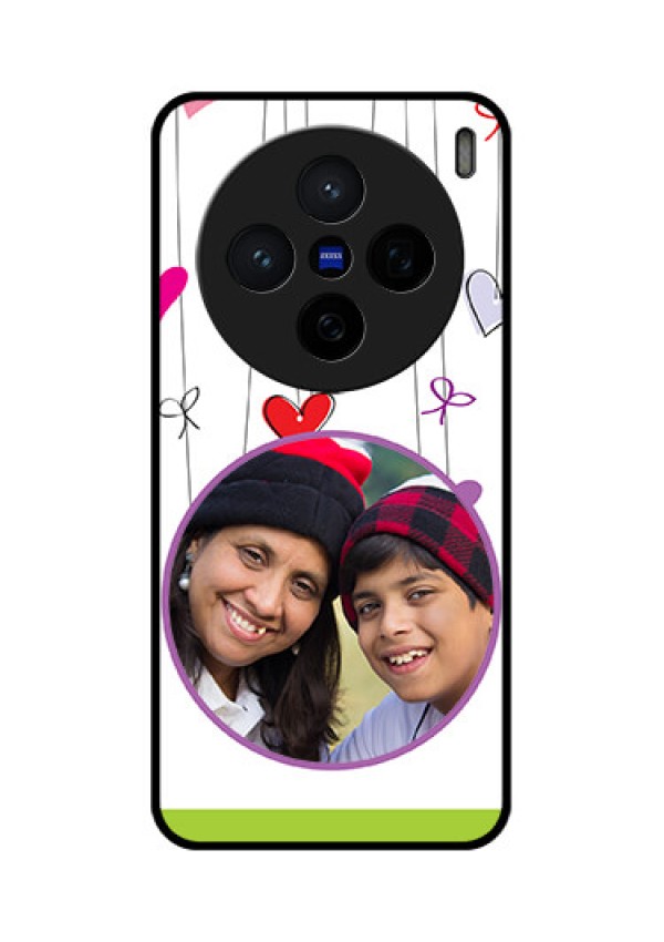 Vivo X200 5G Custom Glass Phone CaseCute Kids Phone Case Design