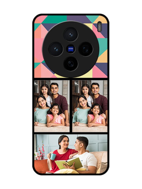 Custom Vivo X200 5G Custom Glass Phone CaseBulk Pic Upload Design