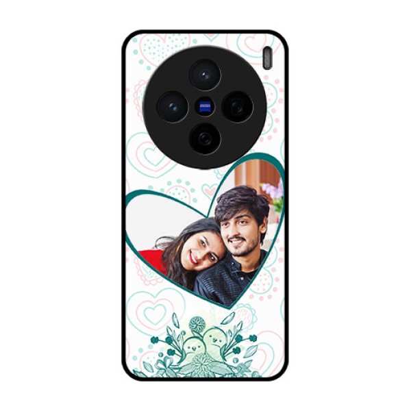 Vivo X200 5G Custom Glass Phone CasePremium Couple Design