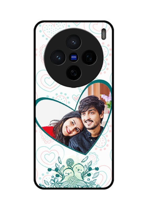 Vivo X200 5G Custom Glass Phone CasePremium Couple Design