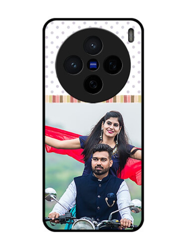 Custom Vivo X200 5G Custom Glass Phone CaseCute Family Design