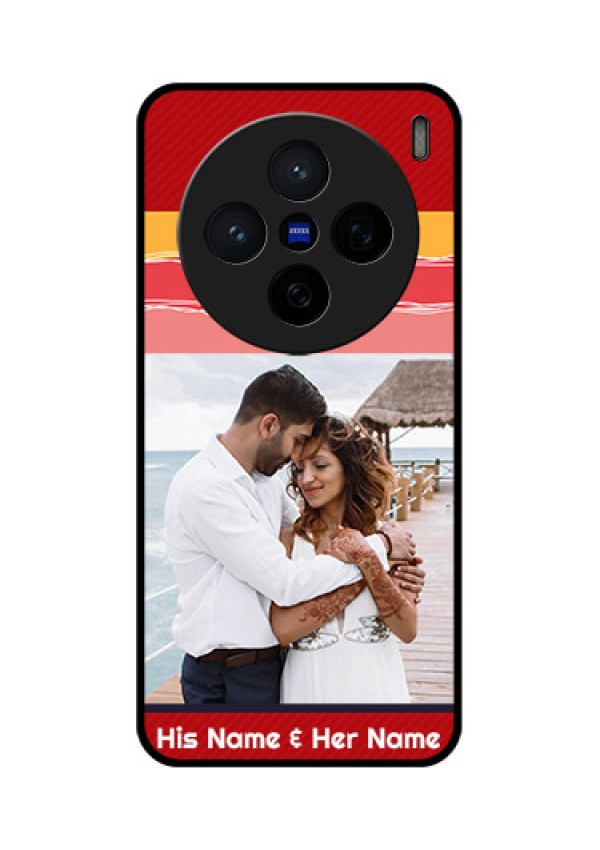 Vivo X200 5G Custom Glass Phone CaseColorful Case Design