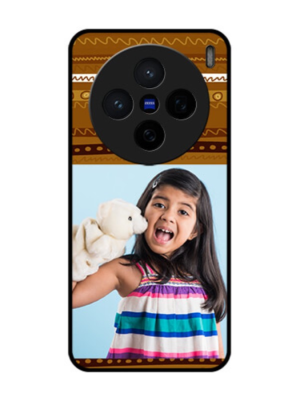 Custom Vivo X200 5G Custom Glass Phone CaseFriends Picture Upload Design