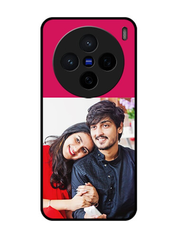 Custom Vivo X200 5G Custom Glass Phone CaseAnniversary Cover Design