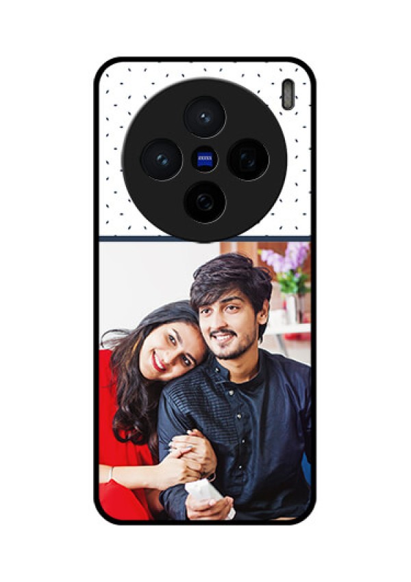 Vivo X200 5G Custom Glass Phone CasePremium Dot Design