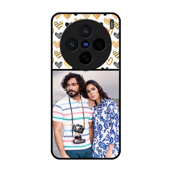 Vivo X200 5G Custom Glass Phone CaseLove Symbol Design