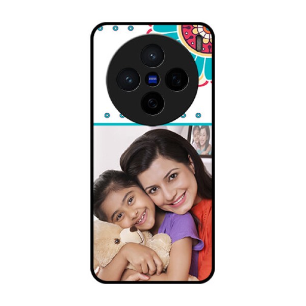 Vivo X200 5G Custom Glass Phone CaseFlower Design