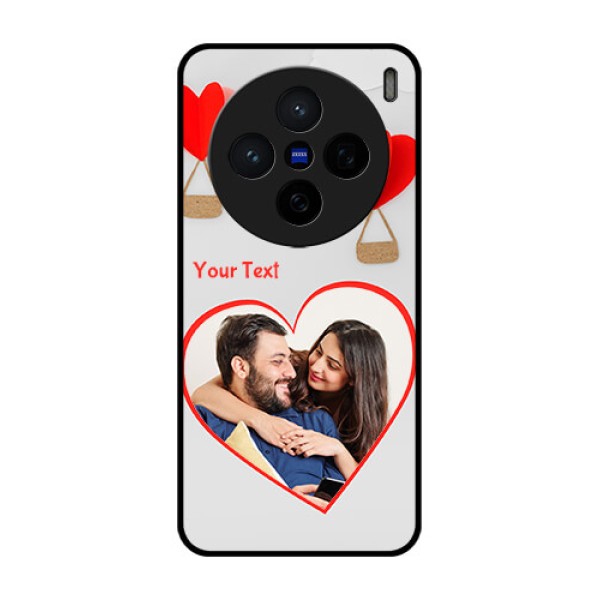 Vivo X200 5G Custom Glass Phone CaseParachute Love Design