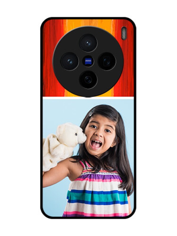 Custom Vivo X200 5G Custom Glass Phone CaseMulti Color Design