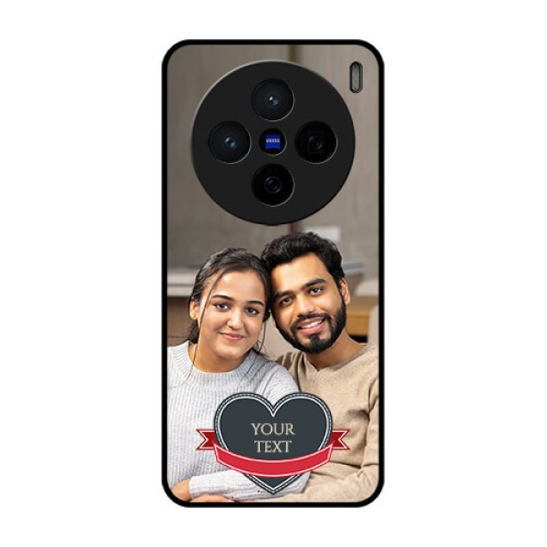 Vivo X200 5G Custom Glass Phone CaseJust Married Couple Design