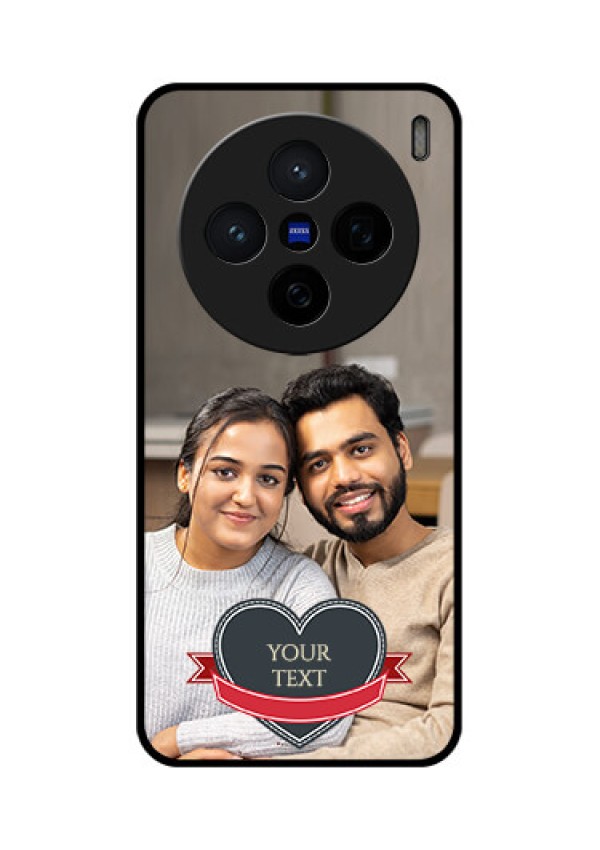 Vivo X200 5G Custom Glass Phone CaseJust Married Couple Design