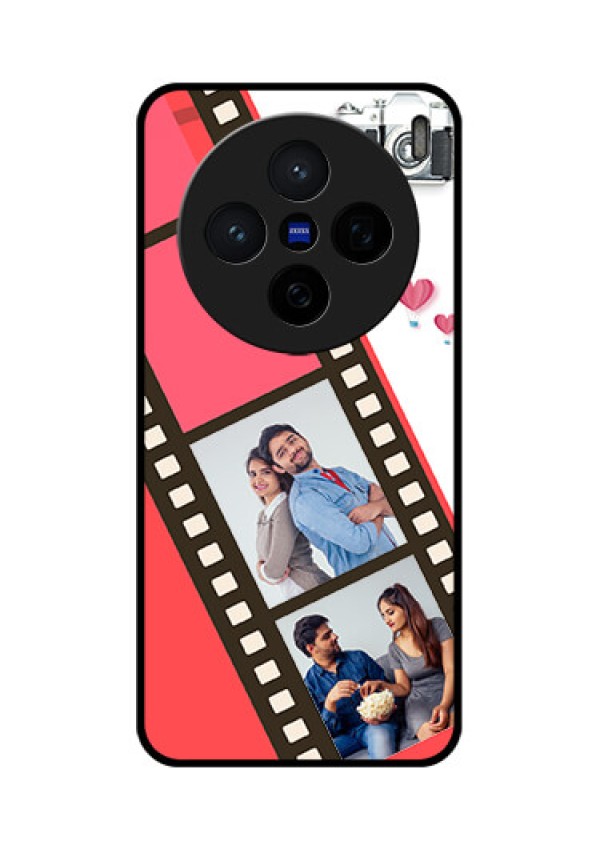 Vivo X200 5G Custom Glass Phone Case3 Image Holder With Film Reel