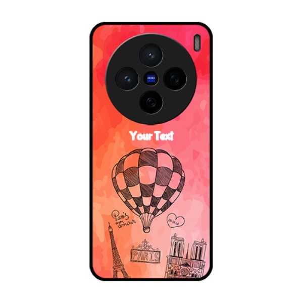 Vivo X200 5G Custom Glass Phone CaseParis Theme Design