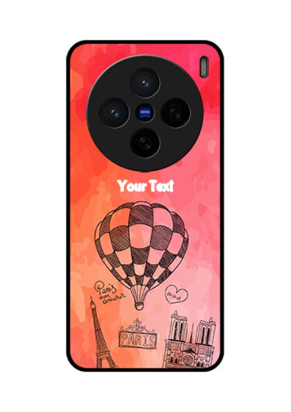 Vivo X200 5G Custom Glass Phone CaseParis Theme Design