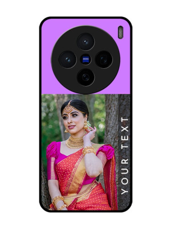 Custom Vivo X200 5G Custom Glass Phone CaseBirthday Icons Design