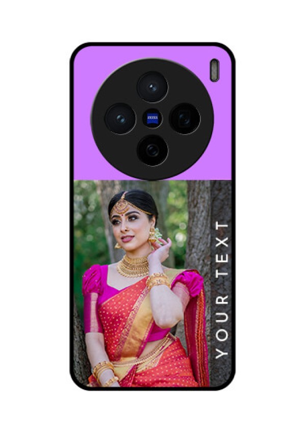 Vivo X200 5G Custom Glass Phone CaseBirthday Icons Design