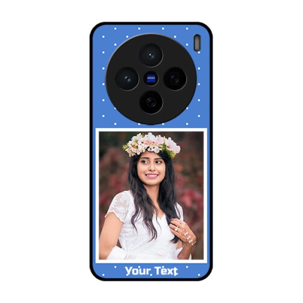 Vivo X200 5G Custom Glass Phone CasePolka Dots Design