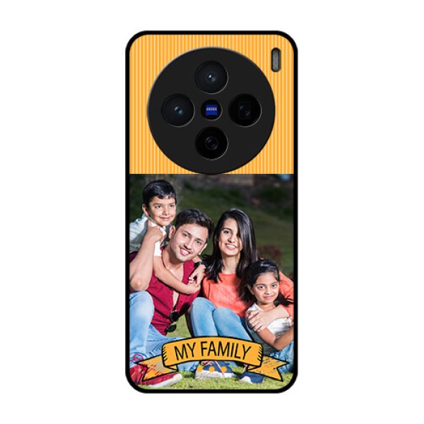 Vivo X200 5G Custom Glass Phone CaseMy Family Design