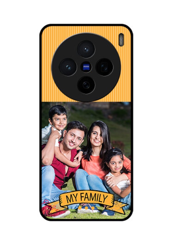 Vivo X200 5G Custom Glass Phone CaseMy Family Design