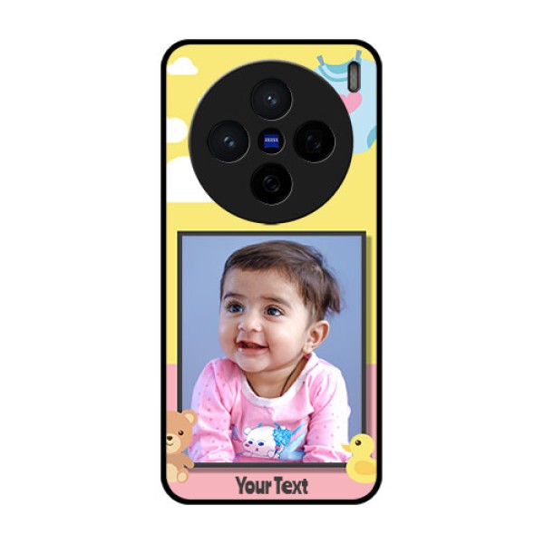 Vivo X200 5G Custom Glass Phone CaseKids 2 Color Design