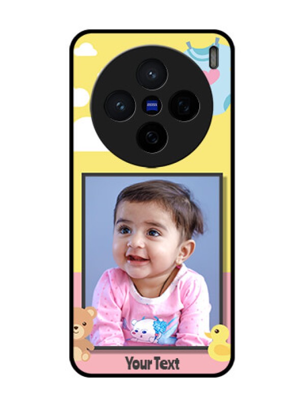 Custom Vivo X200 5G Custom Glass Phone CaseKids 2 Color Design