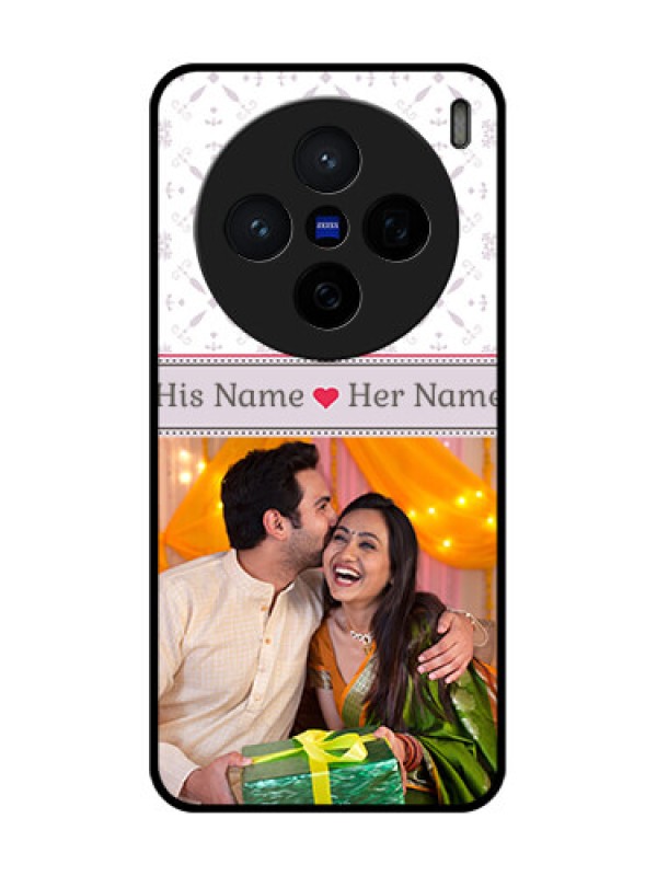 Custom Vivo X200 5G Custom Glass Phone CaseWith Photo And Ethnic Design