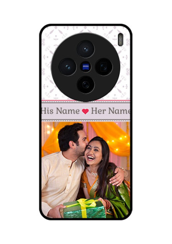 Vivo X200 5G Custom Glass Phone CaseWith Photo And Ethnic Design