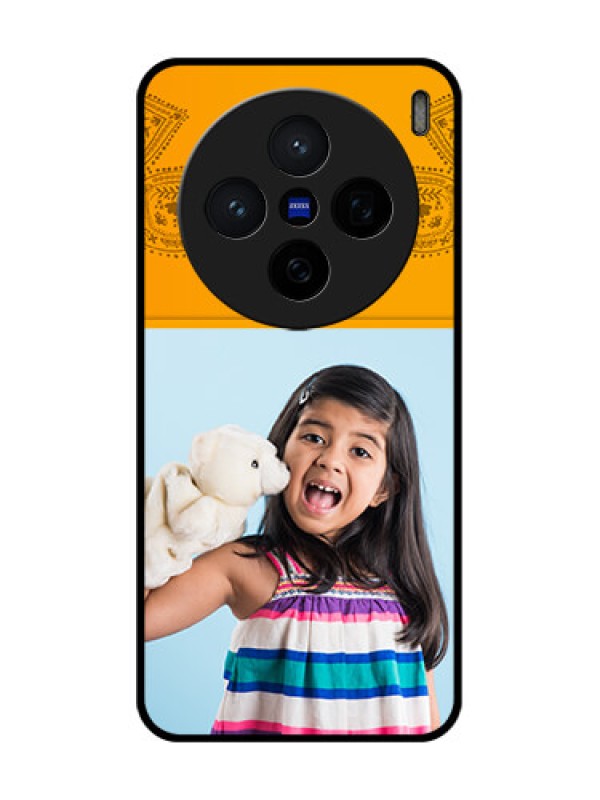 Custom Vivo X200 5G Custom Glass Phone CasePhoto Wedding Design