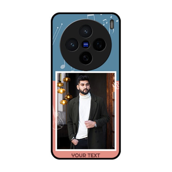 Vivo X200 5G Custom Glass Phone CaseWith Color Musical Note Design Vivo X200 5G Custom Glass Phone CaseWith Color Musical Note Design