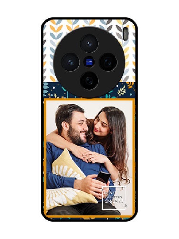 Custom Vivo X200 5G Custom Glass Phone CasePattern Design