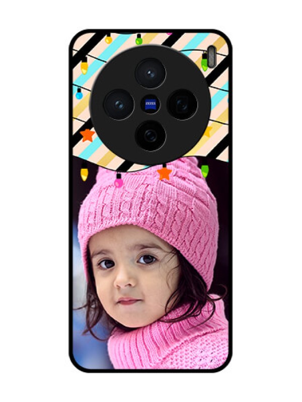 Custom Vivo X200 5G Custom Glass Phone CaseLights Hanging Design