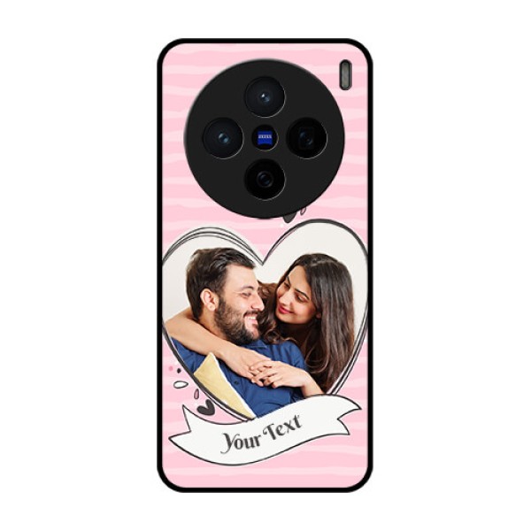 Vivo X200 5G Custom Glass Phone CaseVintage Heart Design