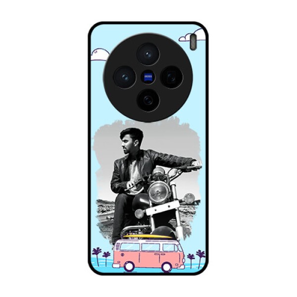 Vivo X200 5G Custom Glass Phone CaseTravel and Adventure Design