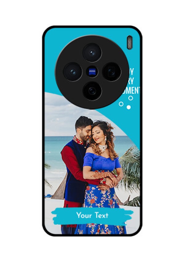 Vivo X200 5G Custom Glass Phone CaseHappy Moment Design