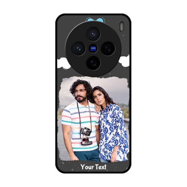 Vivo X200 5G Custom Glass Phone CaseSplashes With Love Doodles Design Vivo X200 5G Custom Glass Phone CaseSplashes With Love Doodles Design