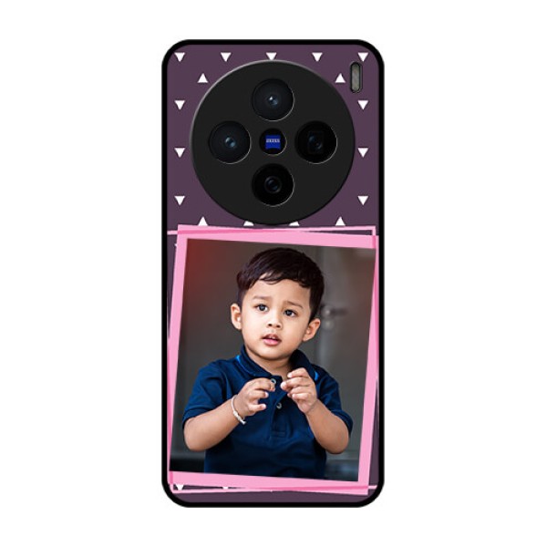 Vivo X200 5G Custom Glass Phone CaseTriangle Pattern Dotted Design Vivo X200 5G Custom Glass Phone CaseTriangle Pattern Dotted Design