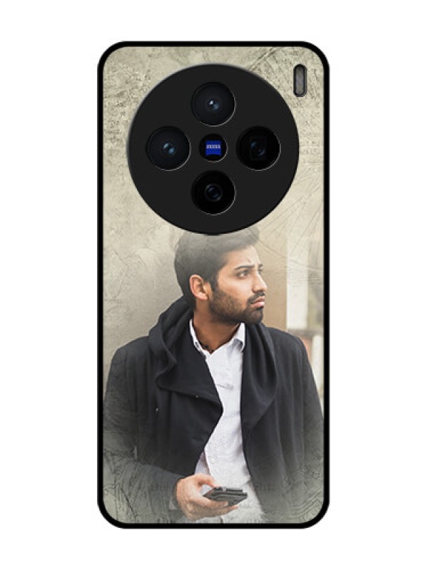 Custom Vivo X200 5G Custom Glass Phone CaseWith Vintage Design