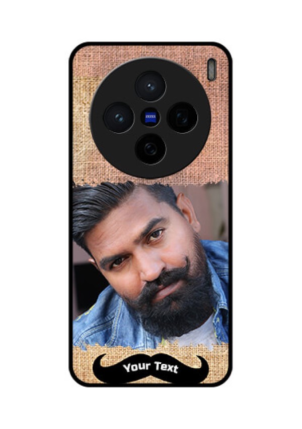 Vivo X200 5G Custom Glass Phone CaseWith Texture Design