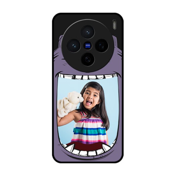 Vivo X200 5G Custom Glass Phone CaseAngry Monster Design