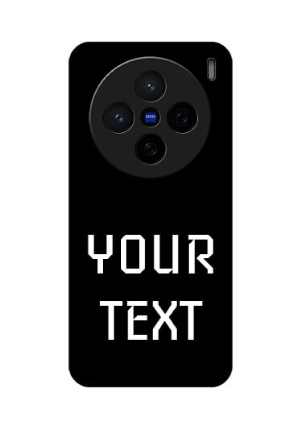 Vivo X200 5G Custom Glass Phone CaseYour Name Design