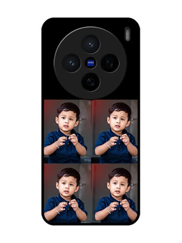 Custom Vivo X200 5G Custom Glass Phone Case4 Image Holder Design