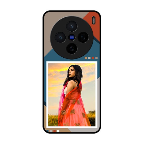 Vivo X200 5G Custom Glass Phone CaseRetro Color Pallet Design