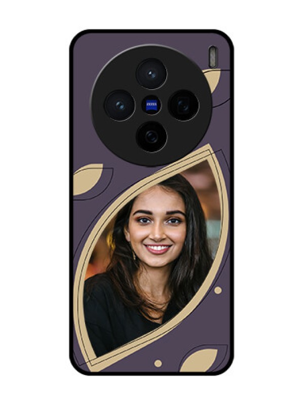 Custom Vivo X200 5G Custom Glass Phone CaseFalling Leaf Design