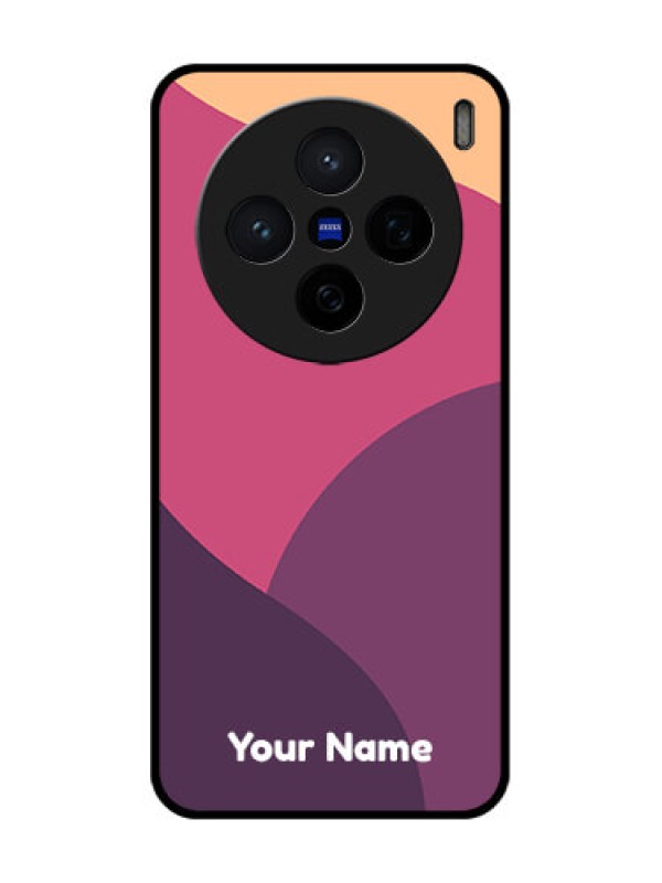 Custom Vivo X200 5G Custom Glass Phone CaseMixed Multi - Colour Abstract Art Design